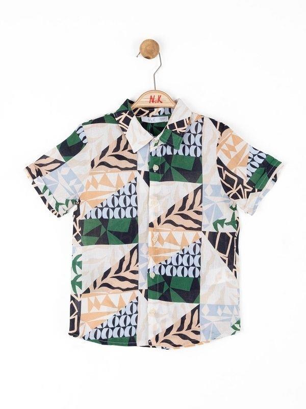 Erkek Çocuk Tropikal Gömlek