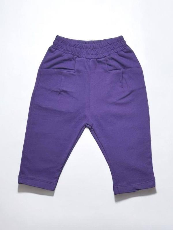 Kız Bebek Beli Lastikli Cep Detaylı Eşofman Alt