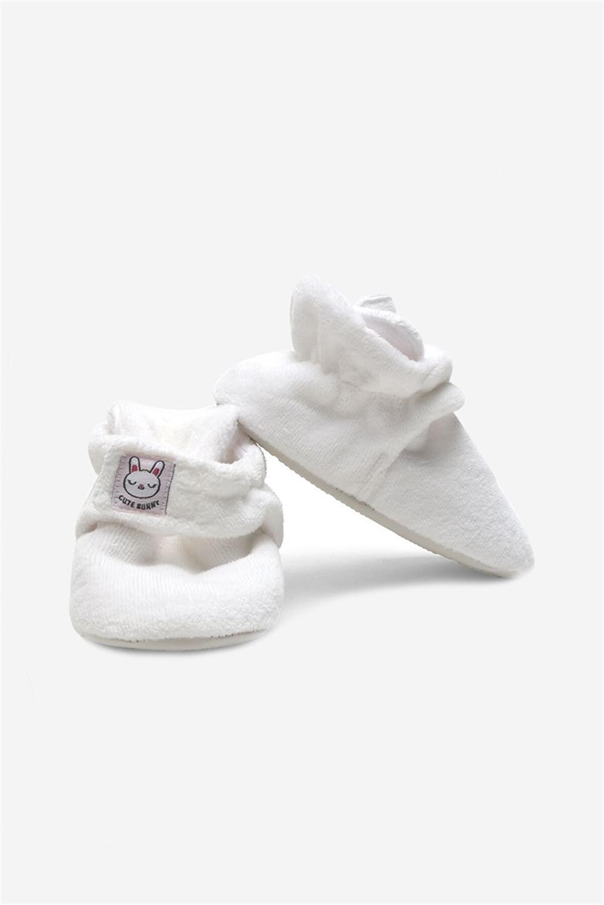 Kız Bebek Peluş Cırtlı Patik