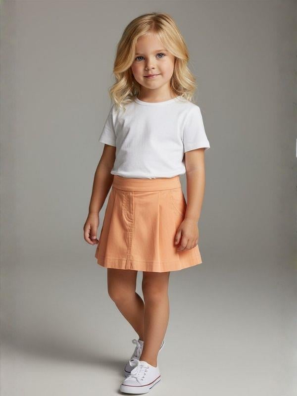 Kız Bebek Pileli Şort Etek