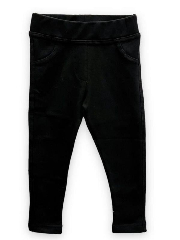 Kız Çocuk Beli Lastikli Pamuklu Tayt Pantolon