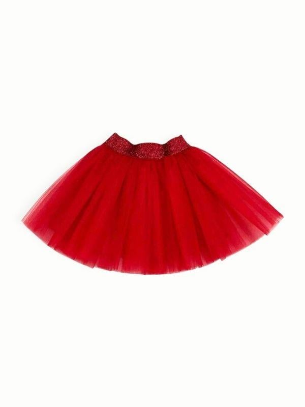 Kız Çocuk Beli Lastikli Siyah Tütü Etek