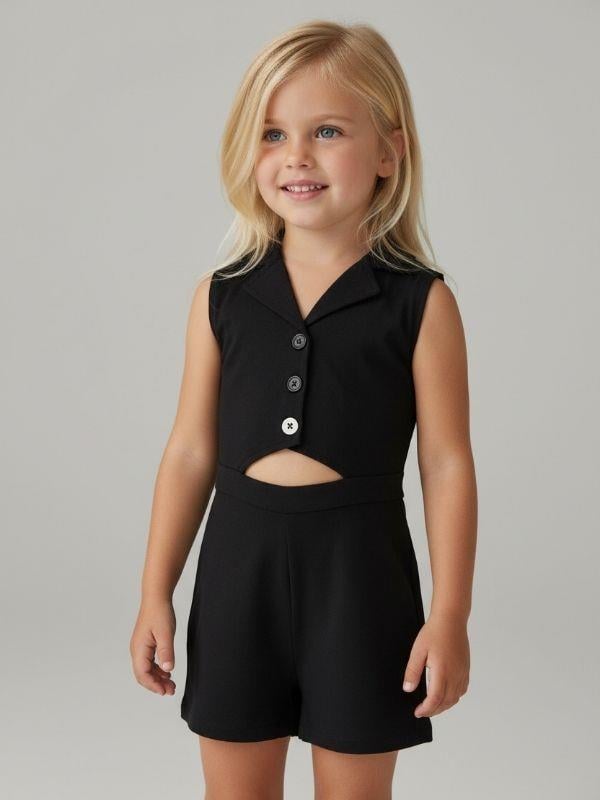 Kız Çocuk Dekolte Detaylı Tasarım Tulum