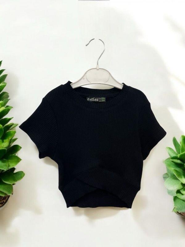 Kız Çocuk Fitilli Crop