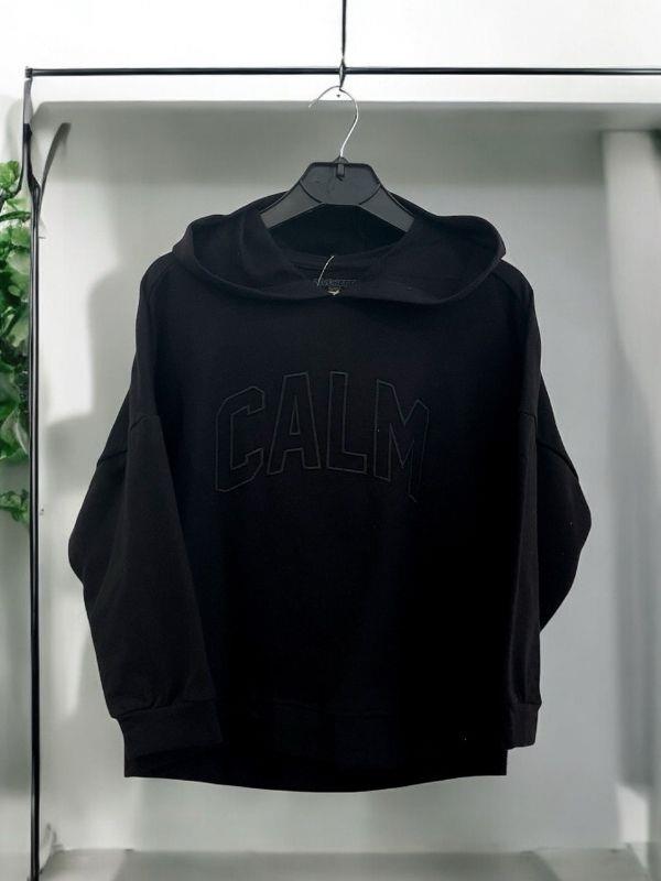 Kız Çocuk Kapüşonlu Calm Kapartmalı Sweatshirt