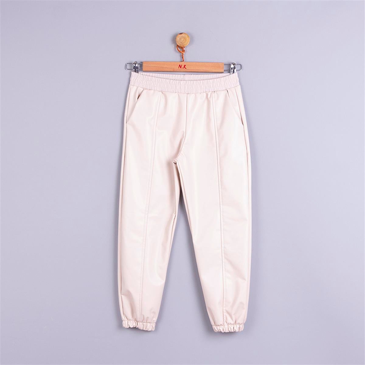 Kız Çocuk Kışlık İçi Polarlı Deri Pantolon