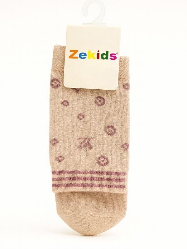 Kız Çocuk Pamuklu Baskılı Pamuklu Soket Çorap