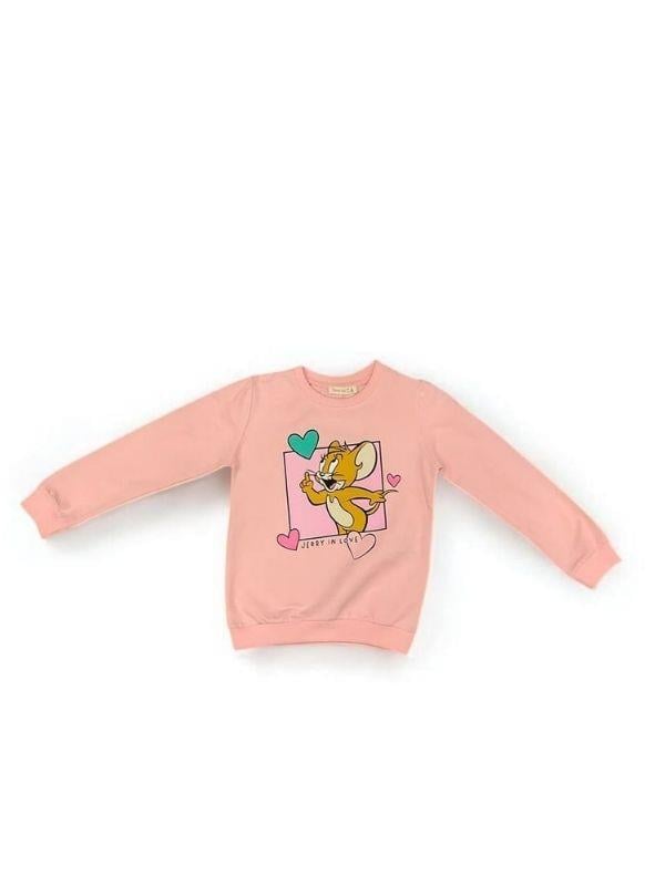 Kız Çoçuk Pamuklu Sweatshirt