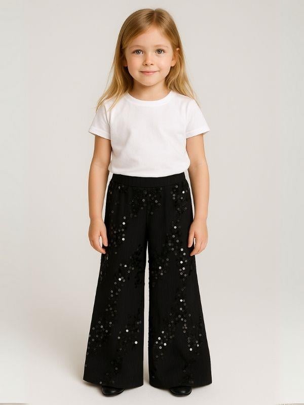 Kız Çocuk Pul Payet Pantolon