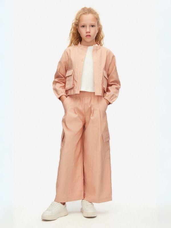 Kız Çocuk Rose Düğmeli Ceket