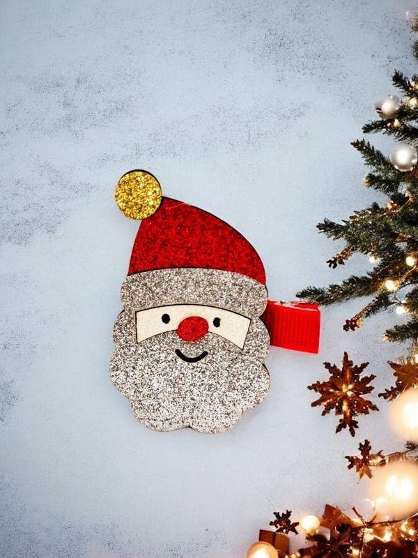 Kız Çocuk Yılbaşı Temalı Figürlü Çocuk Pens Toka