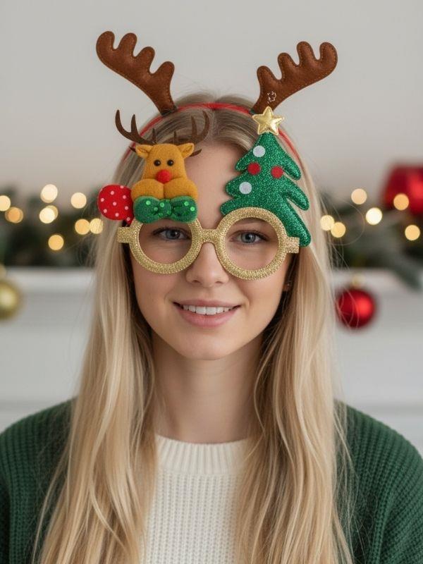 Yılbaşı Temalı Gözlük