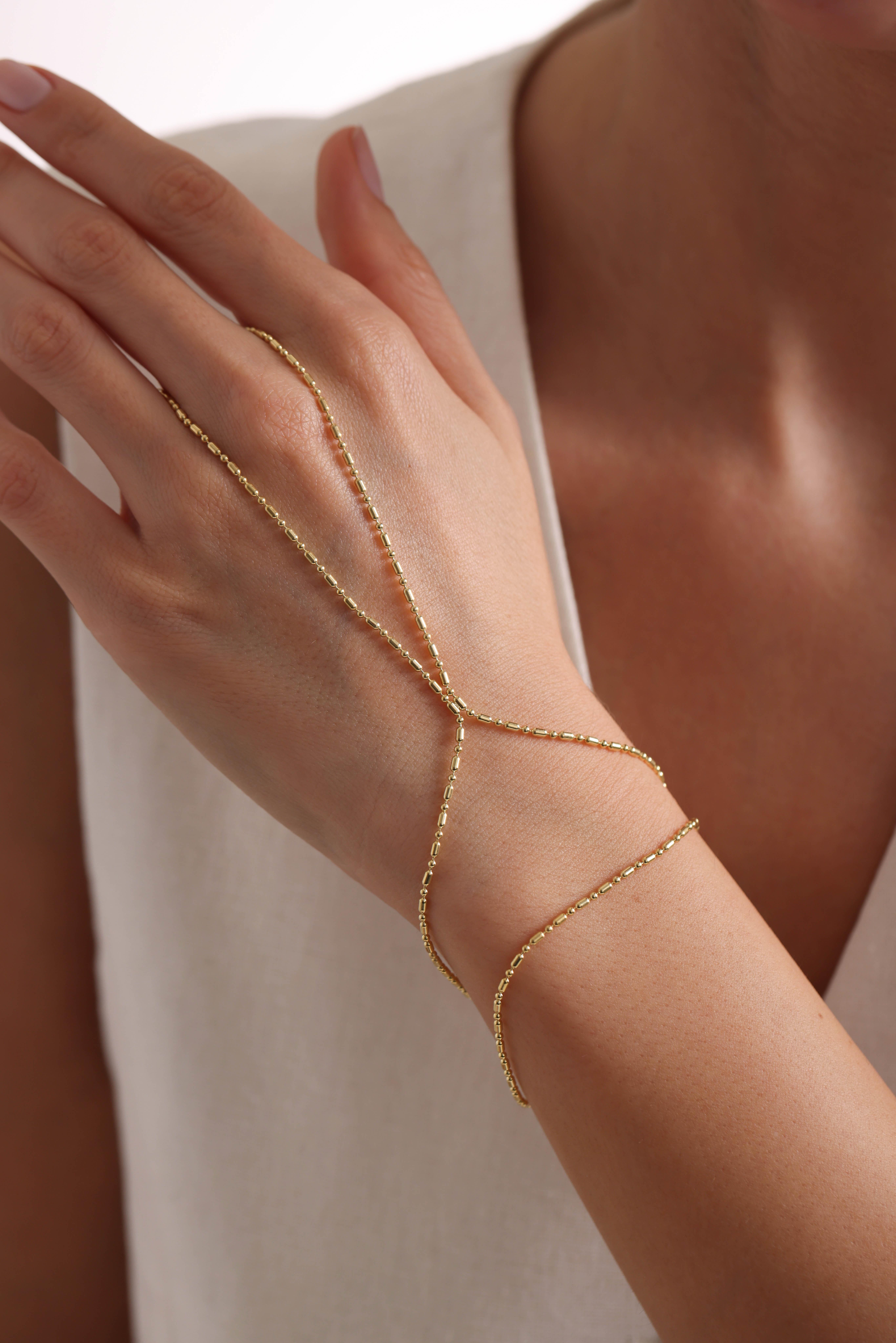 925 Ayar Gümüş Gold Kaplama Silindir Model Zincir Şahmeran Bileklik 