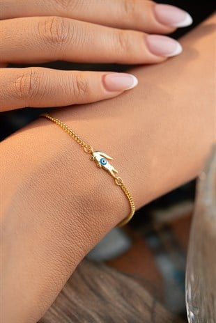 925 Ayar Gümüş Gurmet Zincirli Timsah Model Bileklik