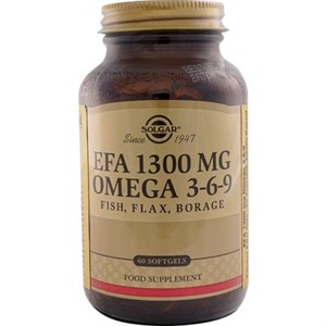 Solgar Efa 1300 mg Omega 3-6-9 60 Kapsül