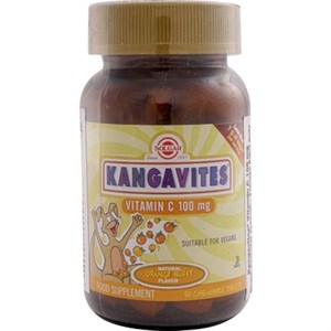 Solgar Kangavites Vitamin C 100 mg