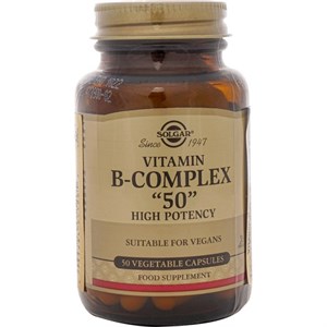 Solgar Vitamin B-Complex 50 Bitkisel Kapsül