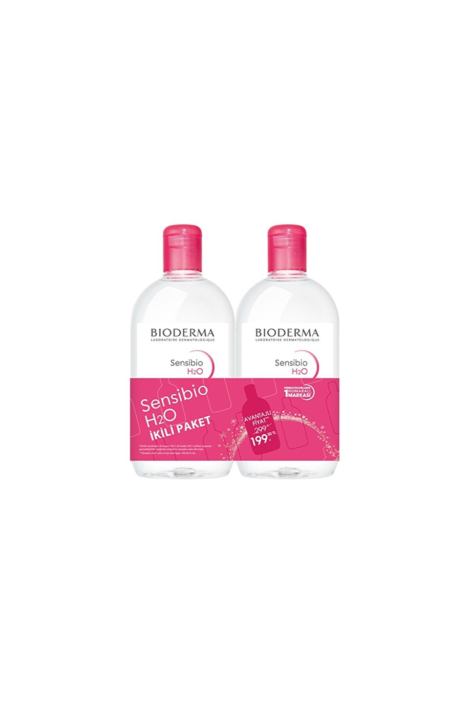 Bioderma Sensibio H2O 500 ml İkili Paket I Temizleyici-Tonik I Digital ...