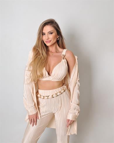 Krem Pilise  3lü takım