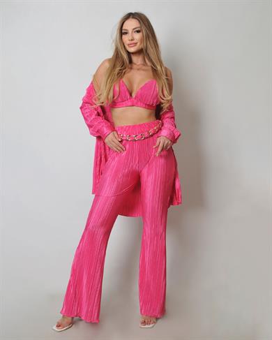 Pembe Pilise 3lü takım 