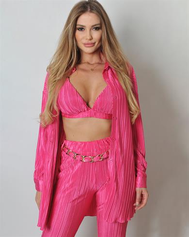 Pembe Pilise 3lü takım 