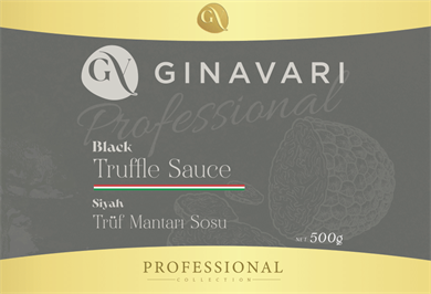 Ginavari %100 Doğal Beyaz Trüf Mantarı Sosu 500gr. x 15 (Professional Collection) Ginavari