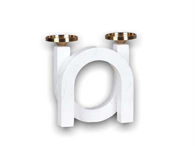  Mermer Mumluk|16.5x19Cm