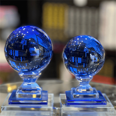 2Lİ CAM KÜRE – MAVİ