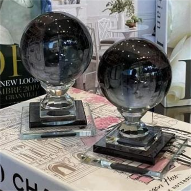 2Lİ CAM KÜRE – SİYAH