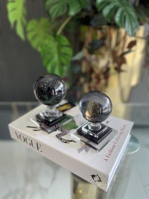 2Lİ CAM KÜRE – SİYAH