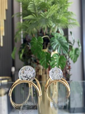 2Lİ EĞRİ AYAK KÜRE - GOLD