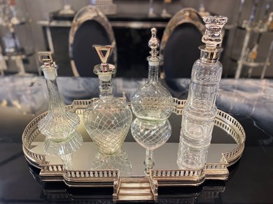 Dekoratif Cam Şişe|28x10Cm