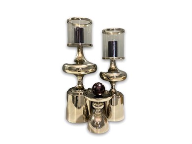 Dekoratif Metal Mumluk Orta Boy|62Cm