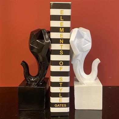 FİL BAŞI KİTAP TUTUCU