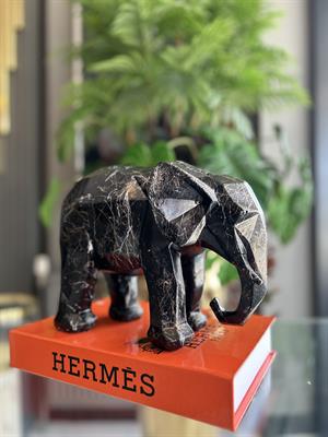 KUBİK FİL -SİYAH GOLD BEYAZ