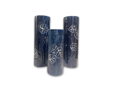 Lacivert Vazo Büyük Boy|48x15Cm