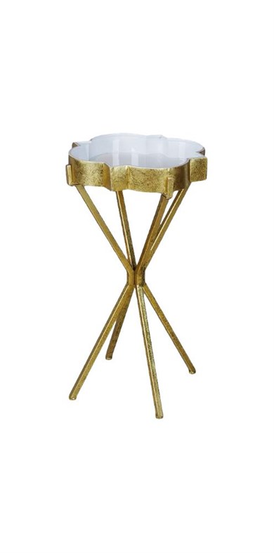 Metal Gold Sehpa Büyük Boy|81Cm