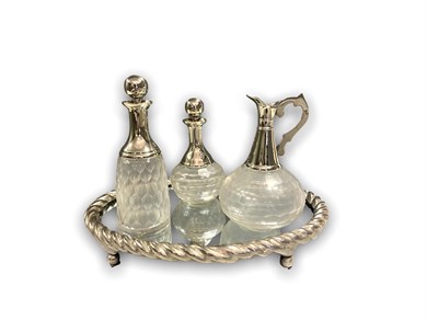 Dekoratif Aynalı Tepsi|37x5Cm