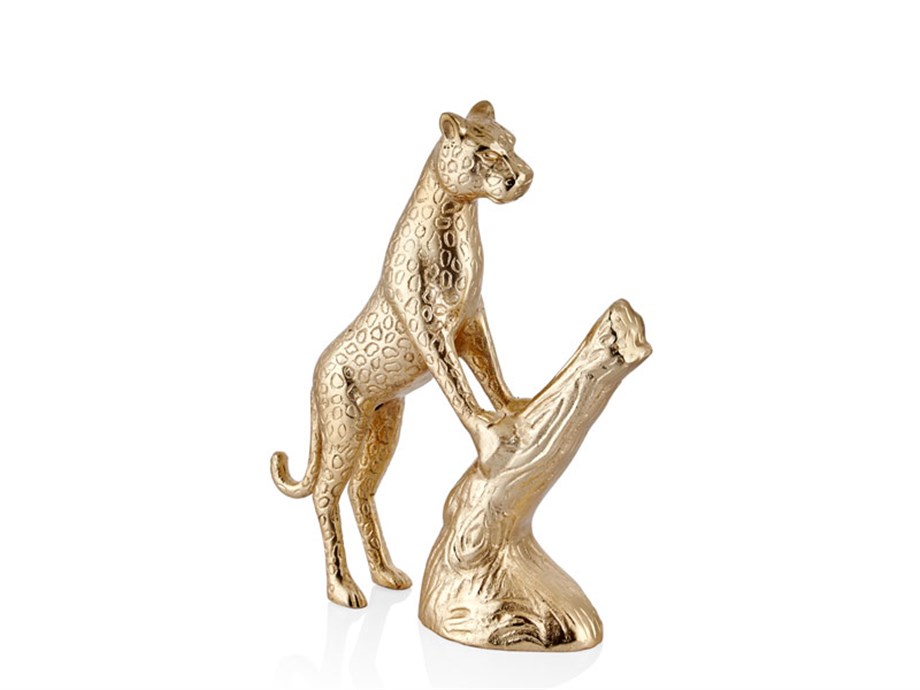 Gold Leopar Dekoratif