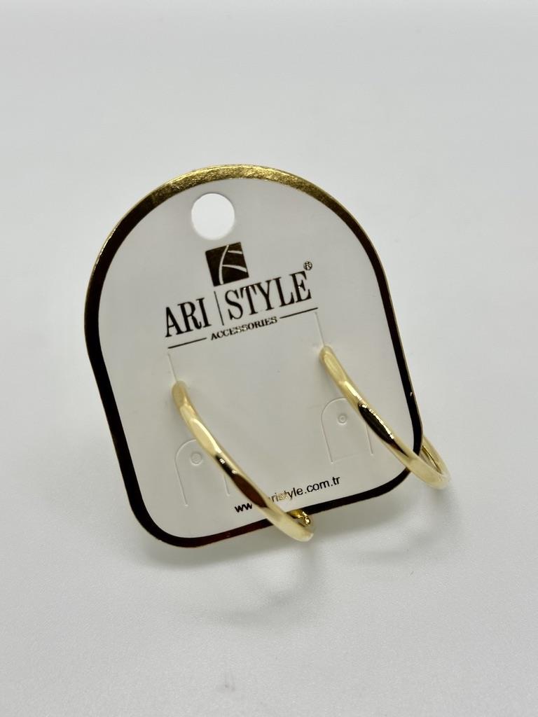14K Altın Kaplama Taşlı Küpe BZ0225