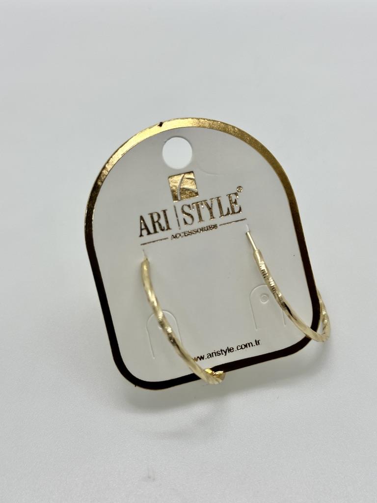14K Altın Kaplama Taşlı Küpe BZ0229