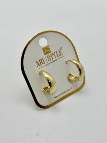 14K Altın Kaplama Taşlı Küpe BZ0249