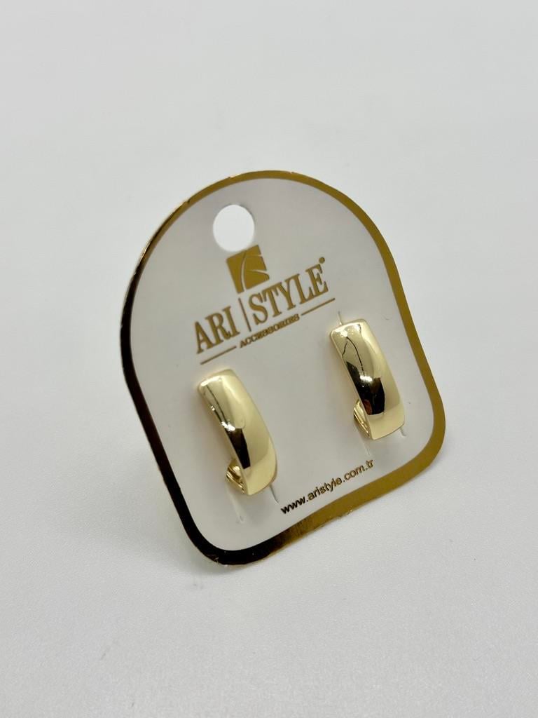 14K Altın Kaplama Taşlı Küpe BZ0309