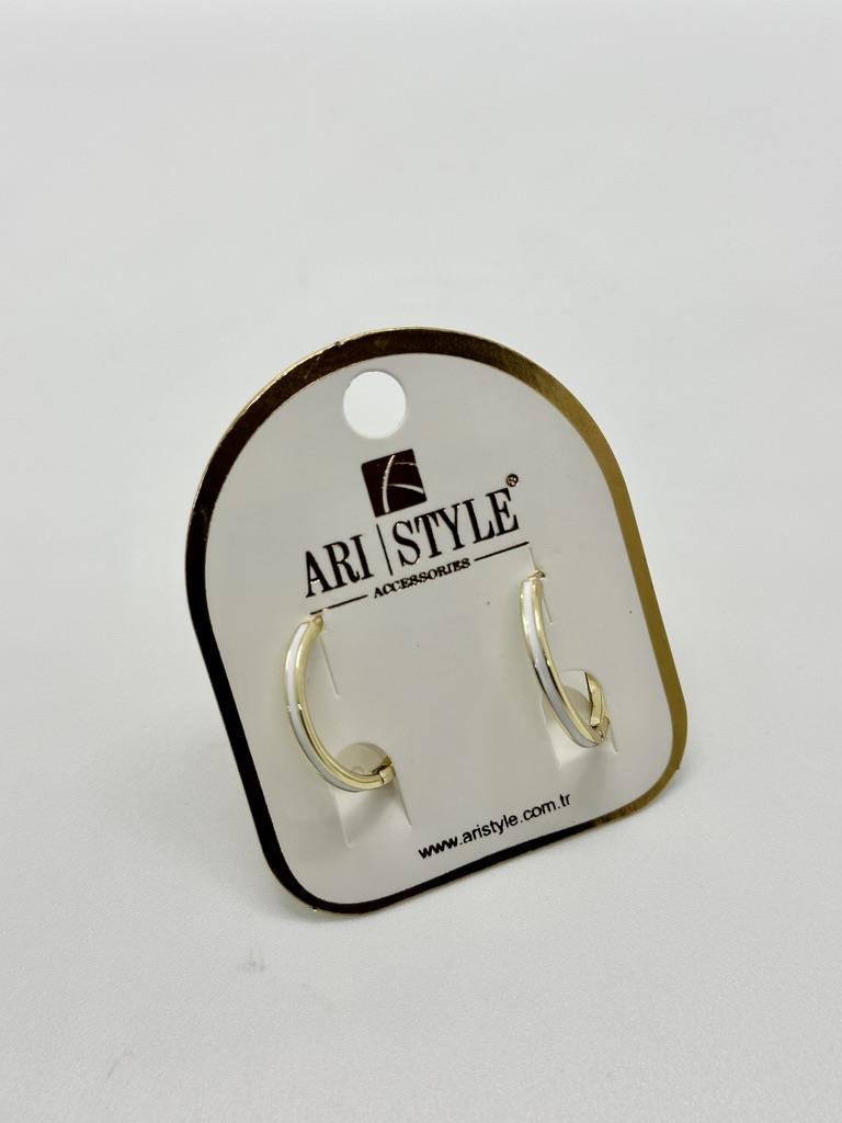 14K Altın Kaplama Taşlı Küpe BZ0353
