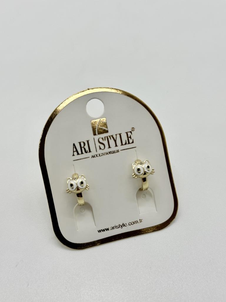 14K Altın Kaplama Taşlı Küpe BZ0430