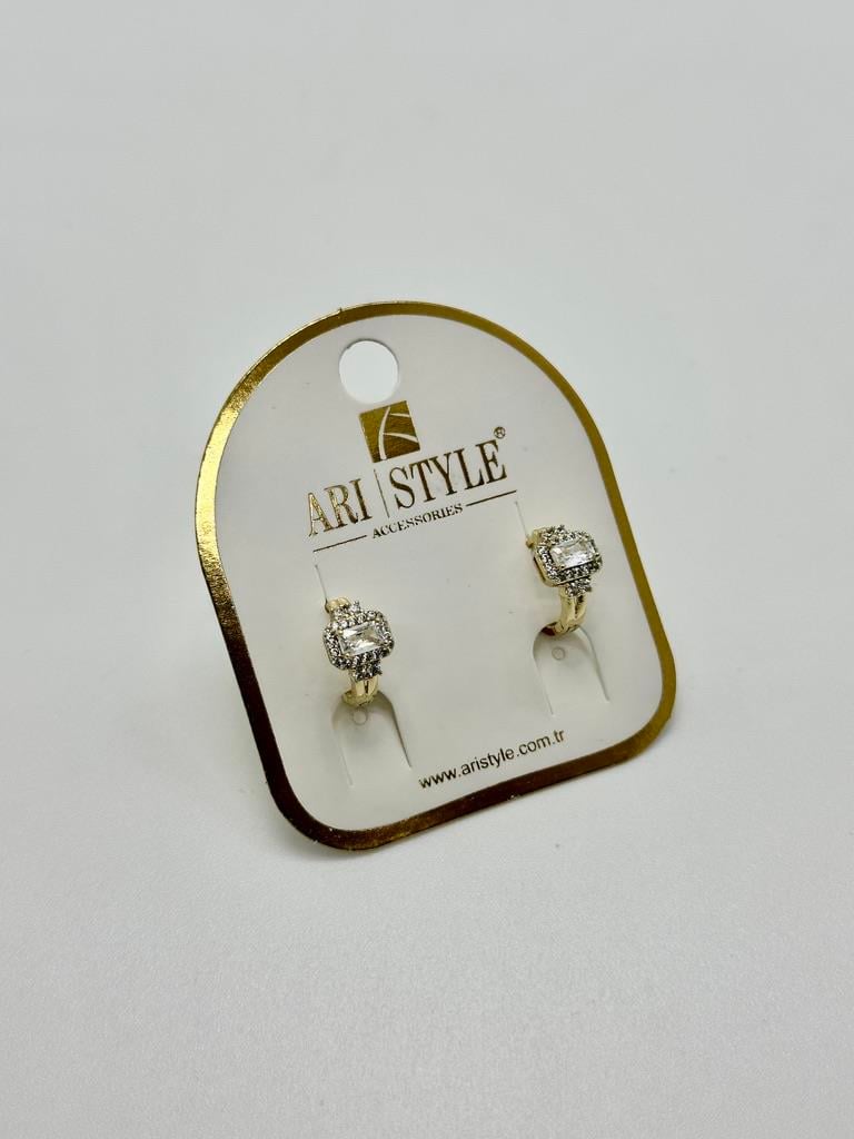 14K Altın Kaplama Taşı KüpeBZ1010