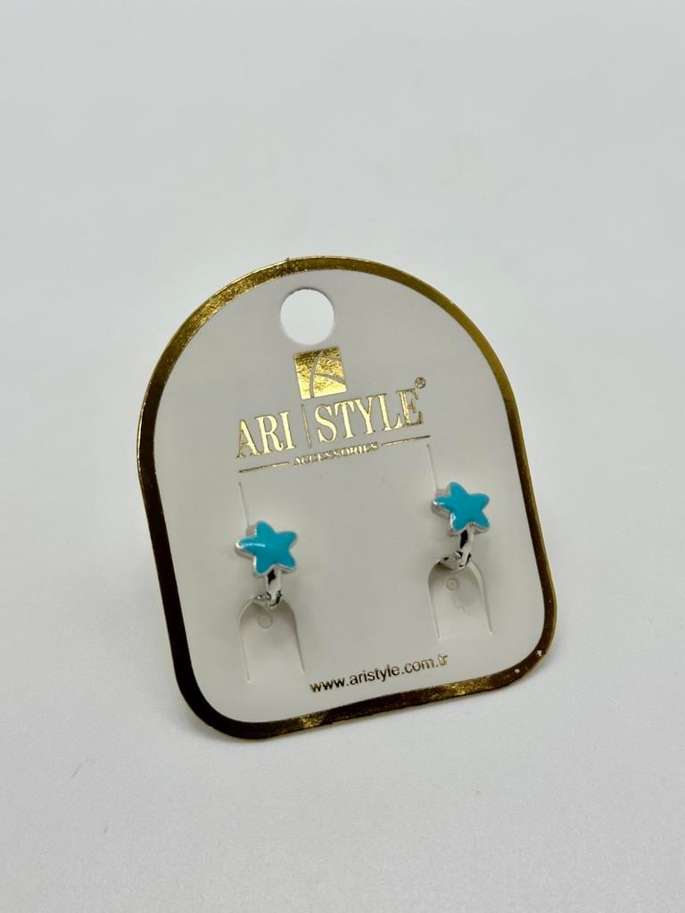 14K Altın Kaplama Taşlı Küpe BZ 0421
