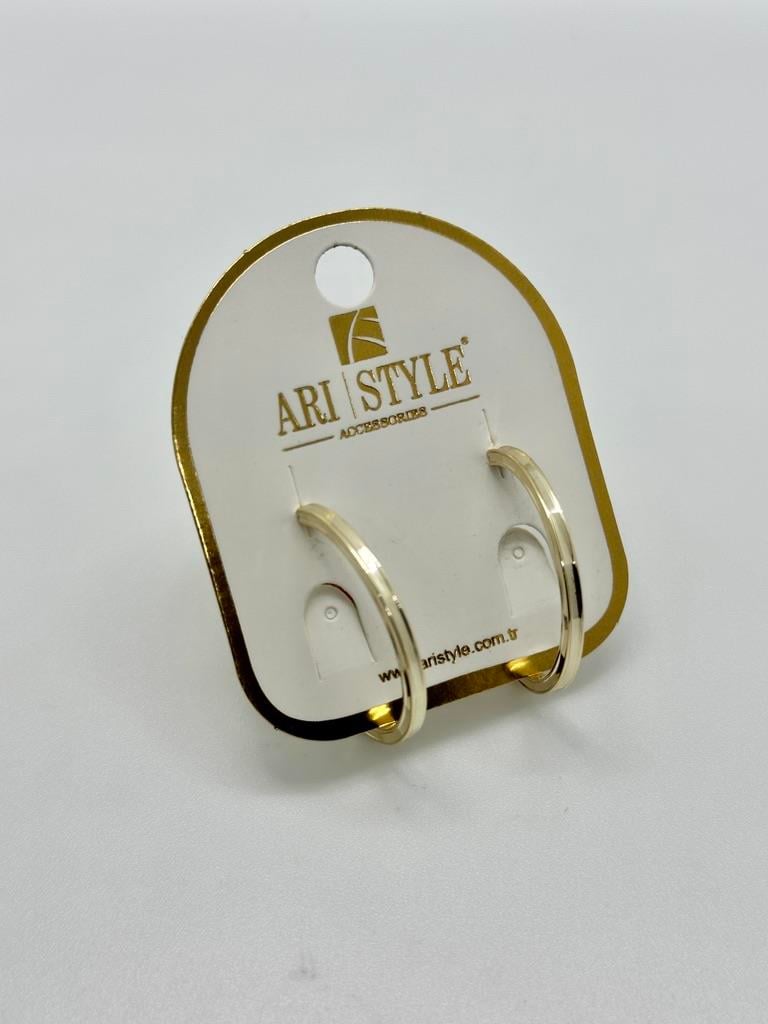 14K Altın Kaplama Taşlı Küpe BZ0212