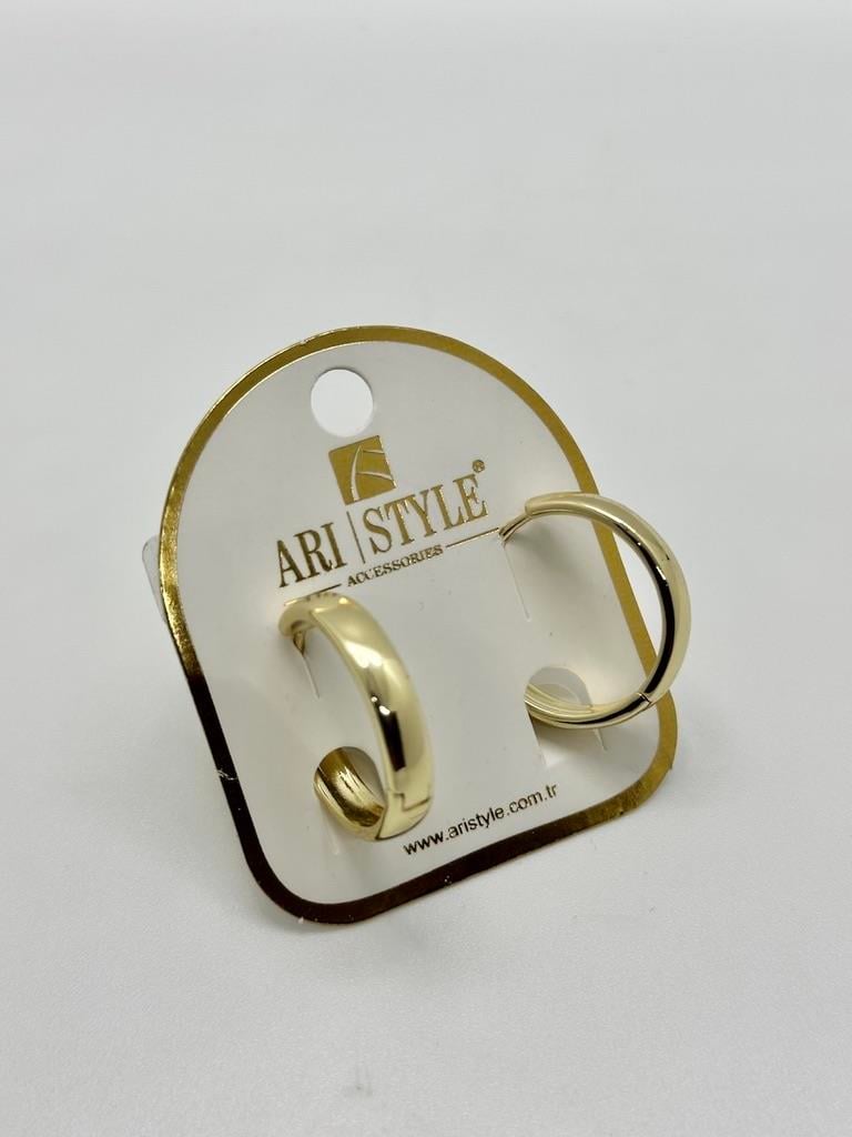 14K Altın Kaplama Taşlı Küpe BZ0223
