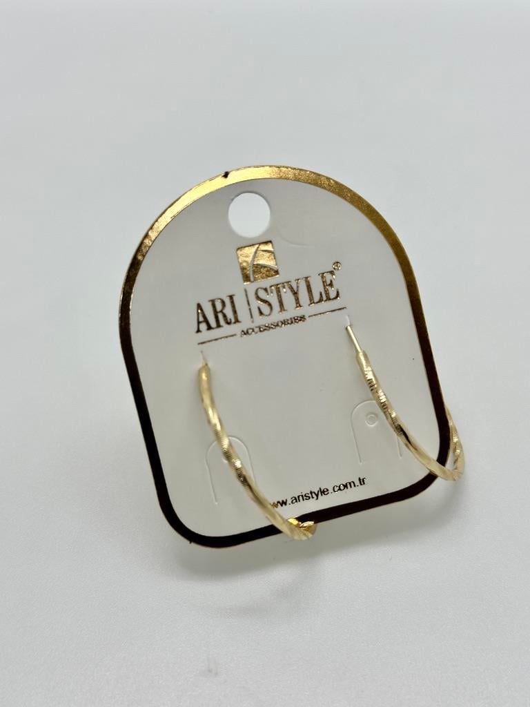 14K Altın Kaplama Taşlı Küpe BZ0229